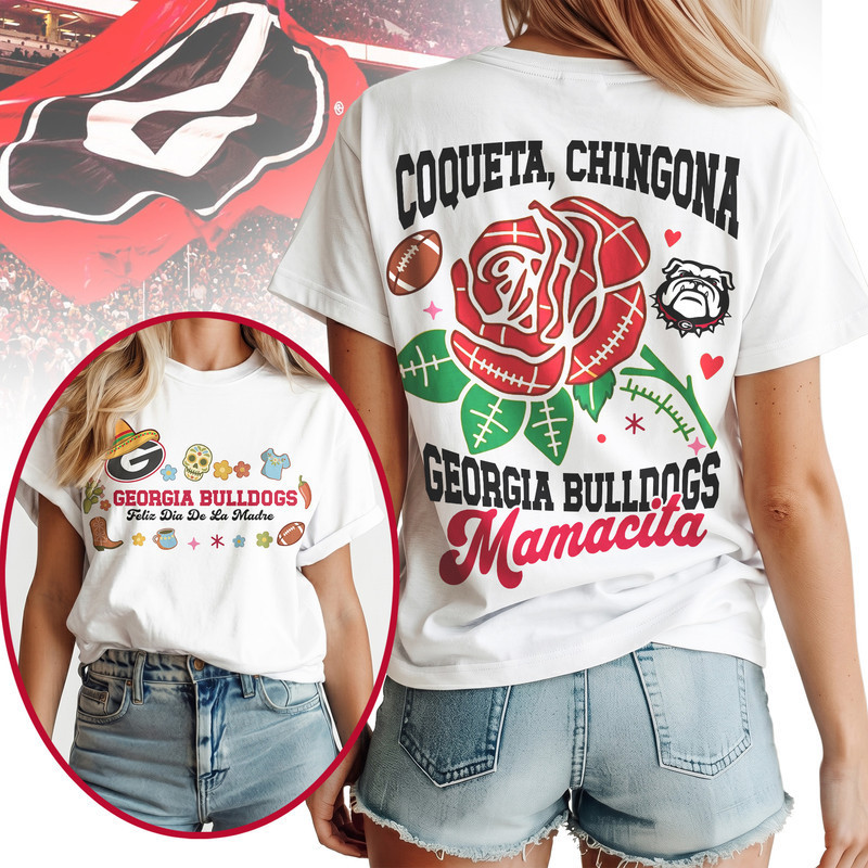 Georgia Bulldogs | Premium NCAA Dia De La Madre 3D T-Shirt HY