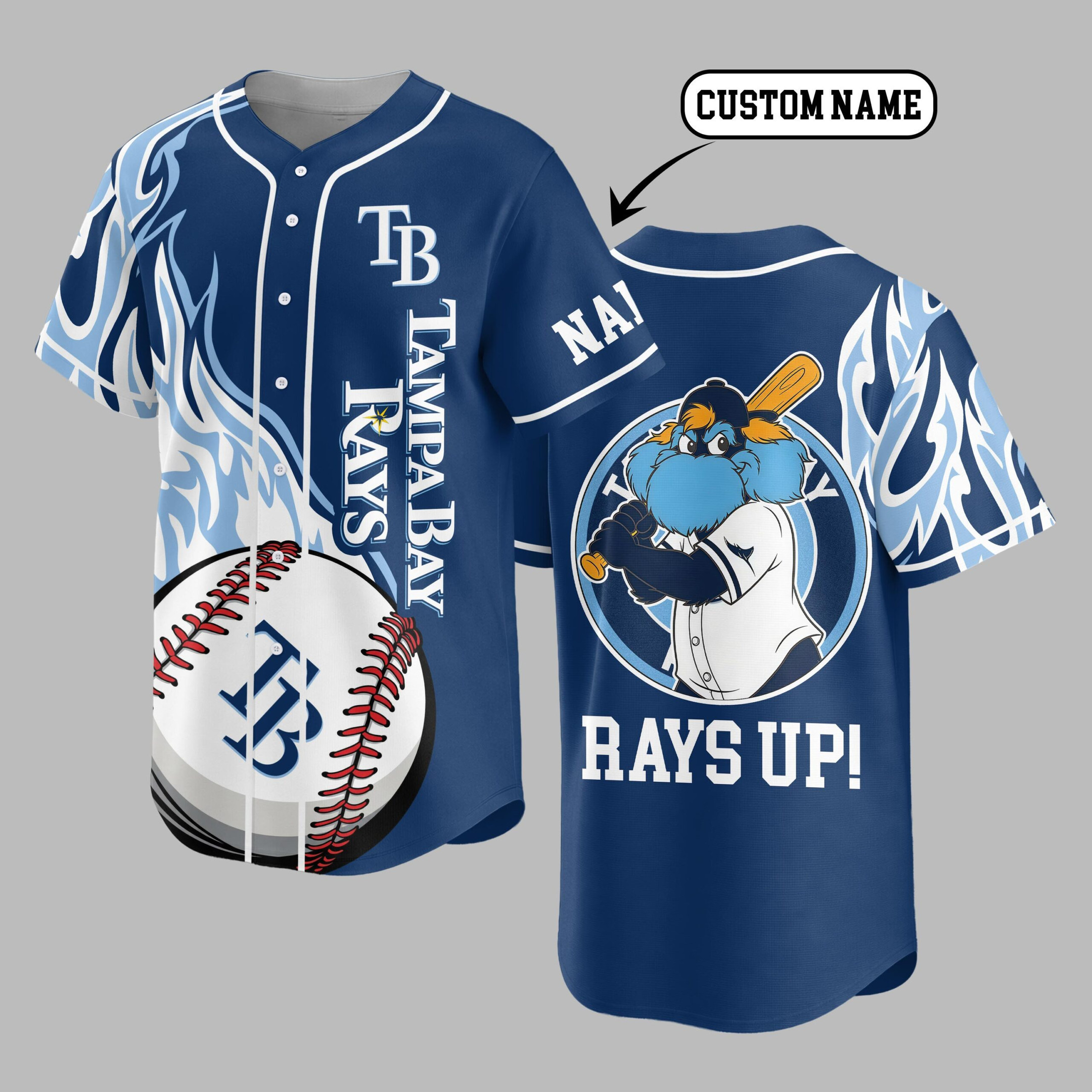 Tampa Bay Rays | Premium MLB Flame Spirit Baseball Jersey