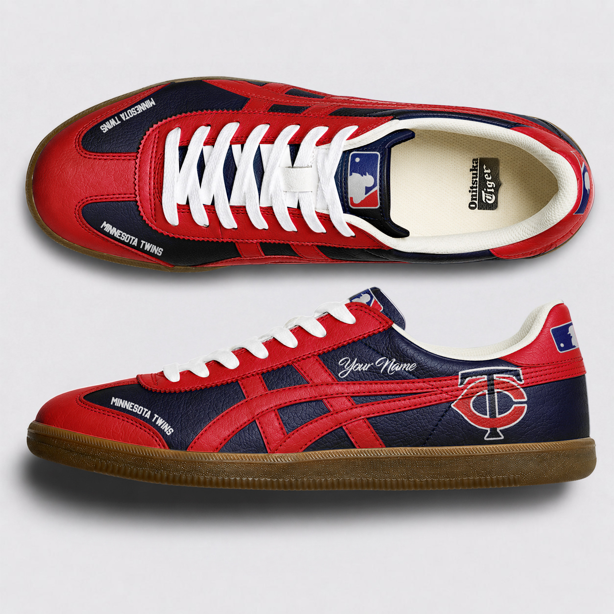 Minnesota Twins | Premium MLB Customized Baseball Tiger Shoes TD