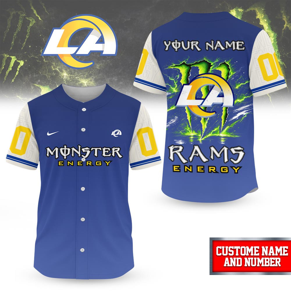 Los Angeles Rams | Premium NFL Monster Energy Jersey NP