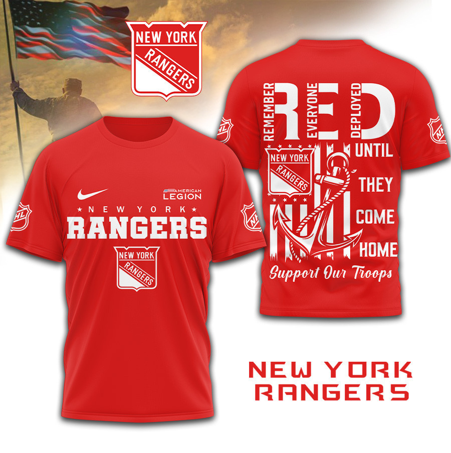 New York Rangers | Premium NHL Red Friday Shirt TD
