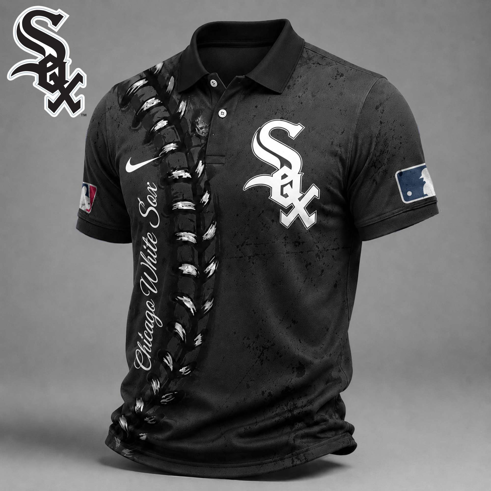 Chicago White Sox | Premium MLB Baseball Stitch Polo Shirt