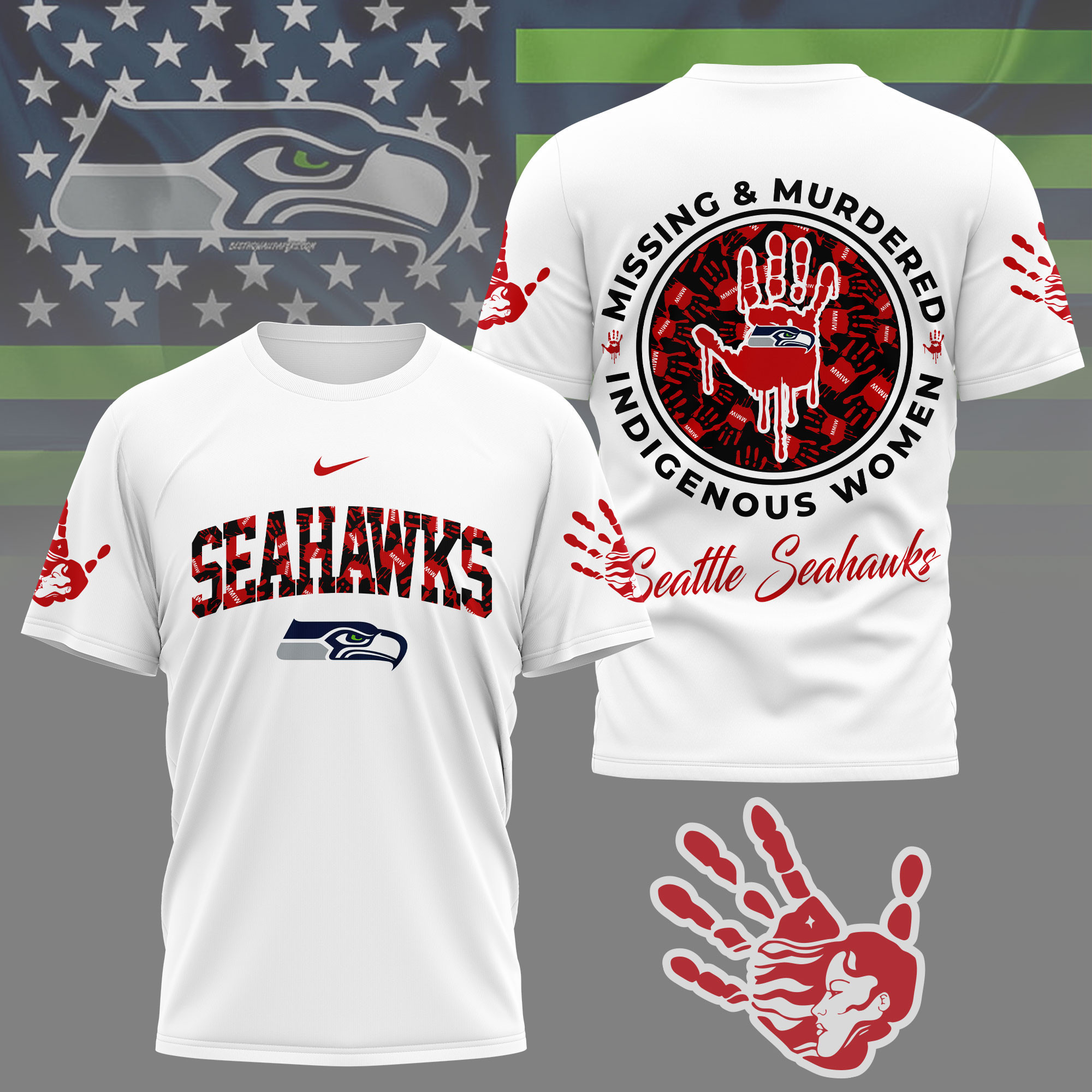 Seattle Seahawks | Premium NFL MMIW Awareness Shirt NY