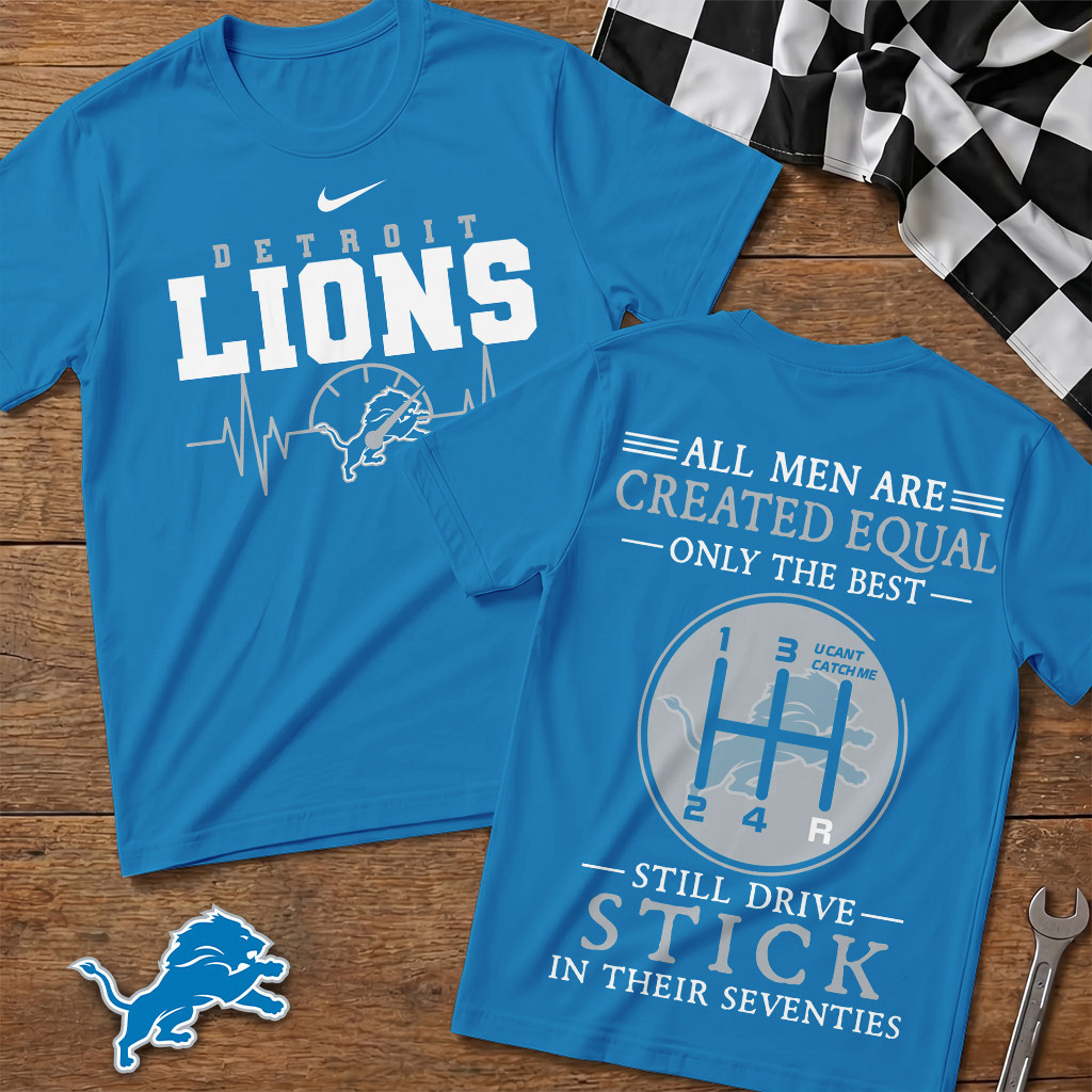 Detroit Lions | Premium NFL Highspeed Heartbeat T-Shirt TD