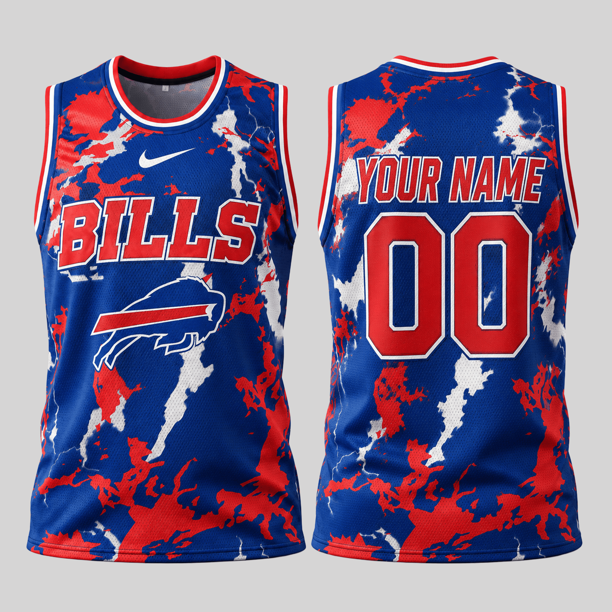 Buffalo Bills | Premium NFL Paint Splash Performance Tank Top TD