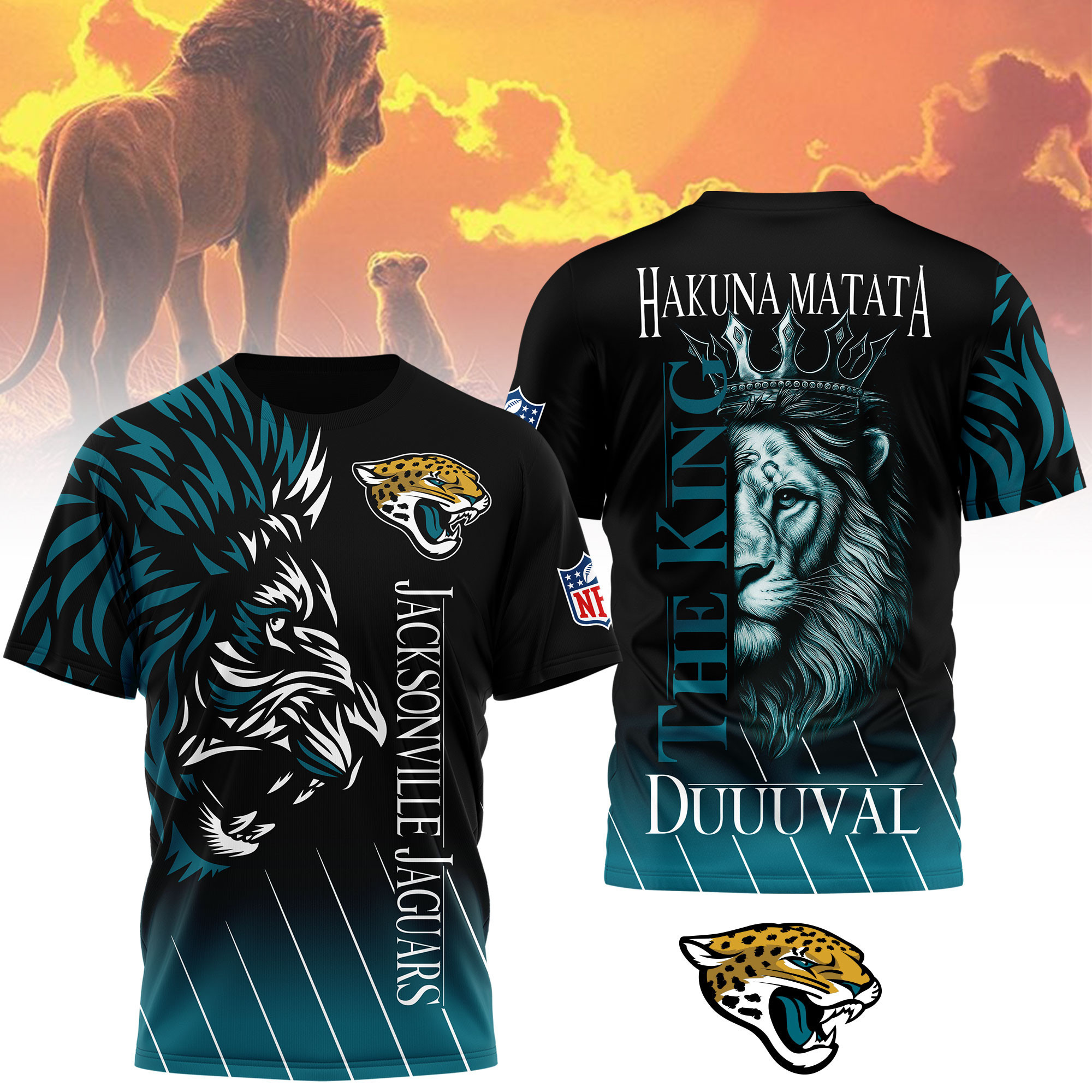 Jacksonville Jaguars | Premium NFL The Lion King Fan Shirt NY