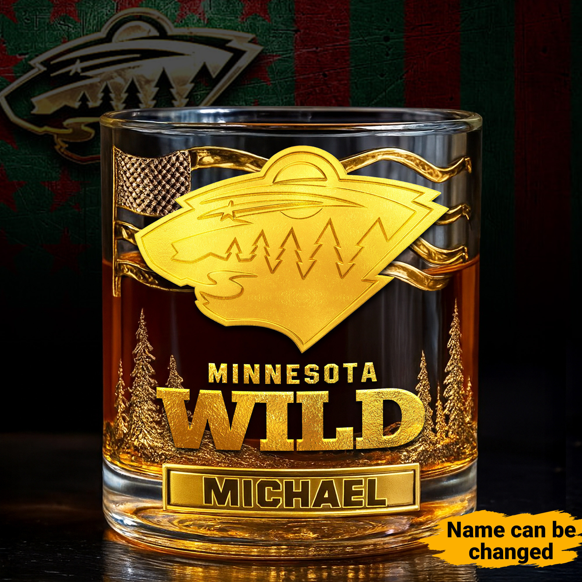 Minnesota Wild | NHL Whiskey Glass TD