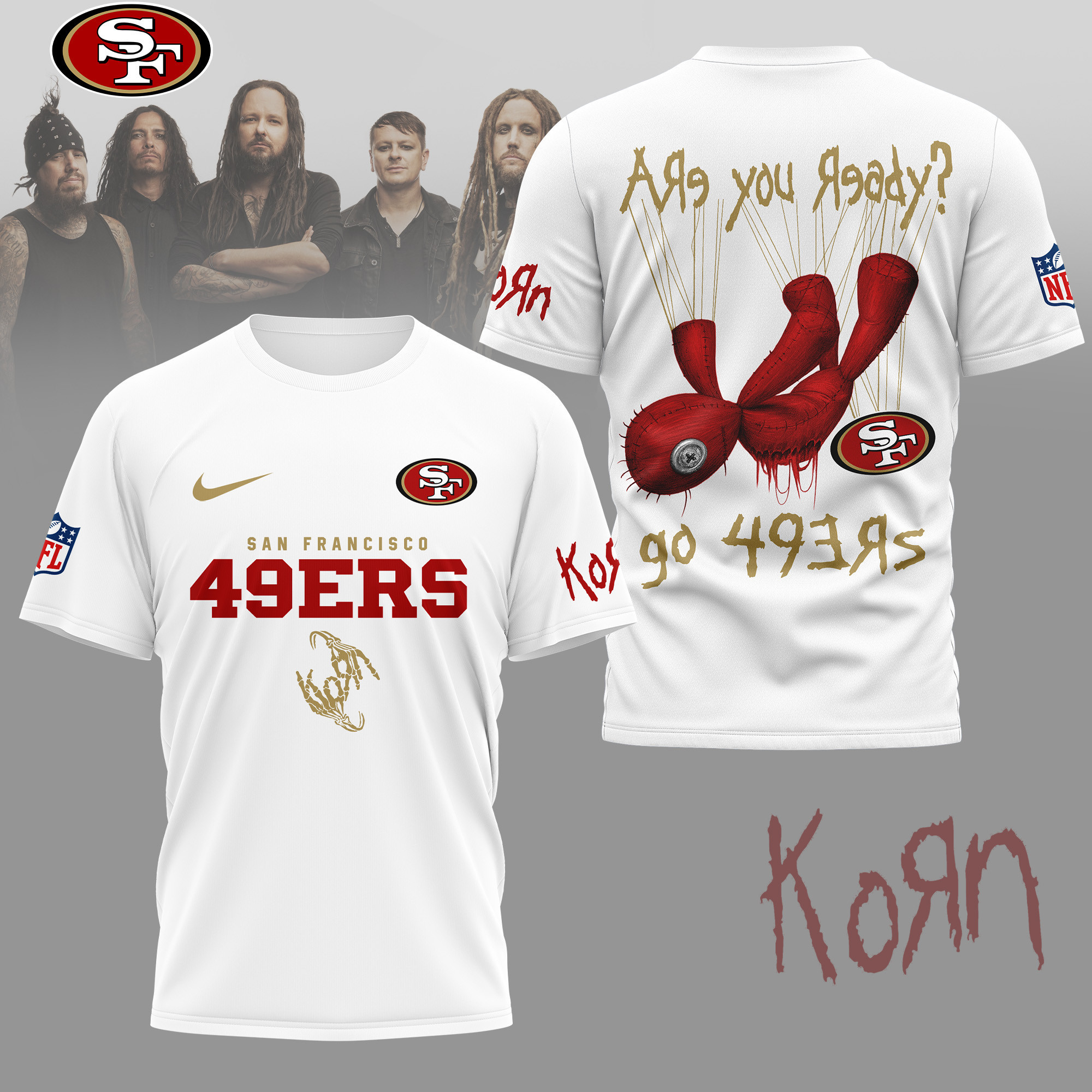 San Francisco 49ers | Premium NFL Korn Fan Shirt NY