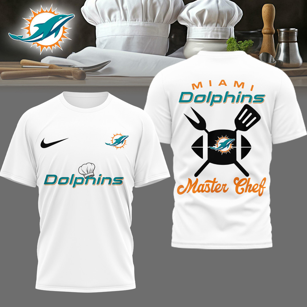 Miami Dolphins | Premium NFL Master Chef 3D Shirt HI