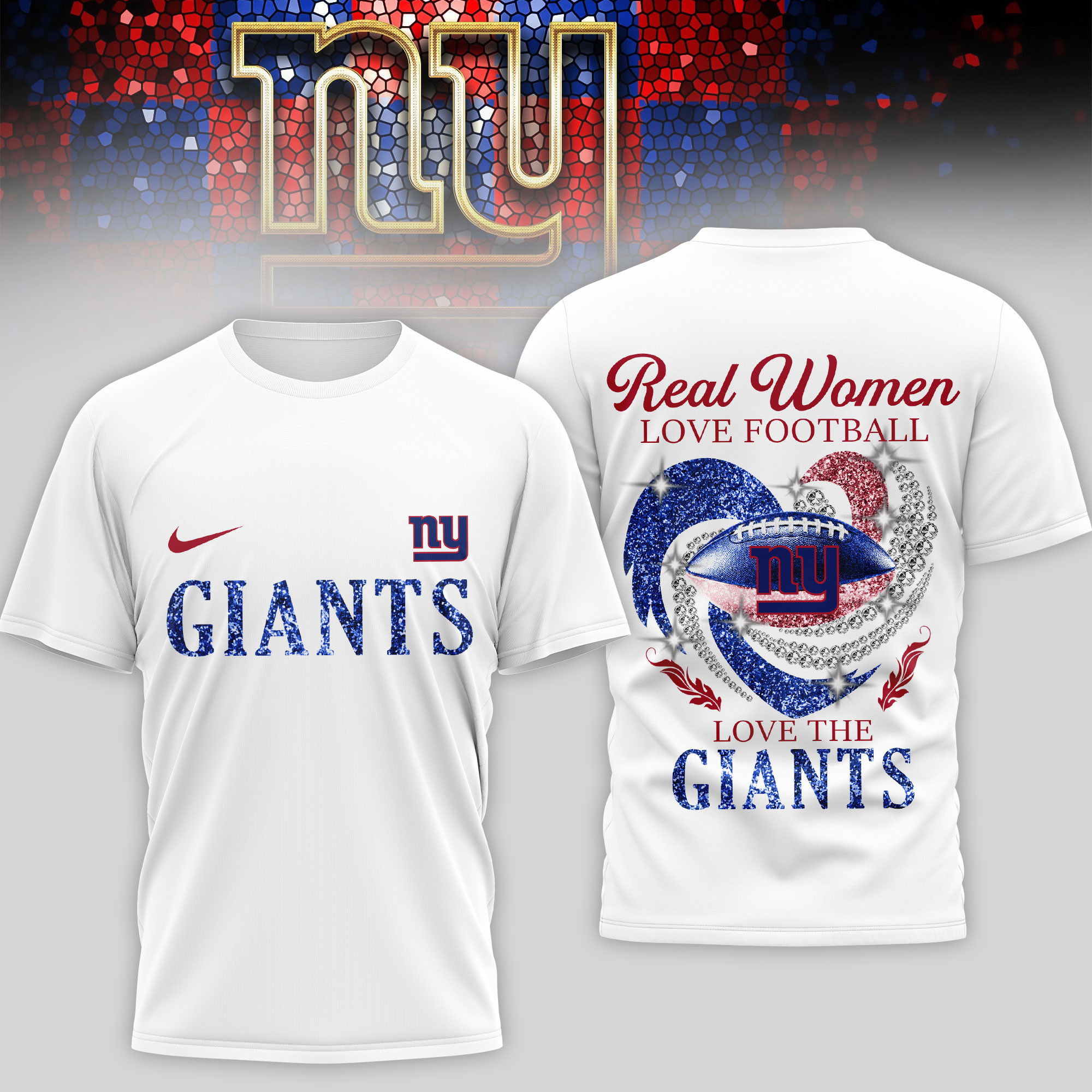 New York Giants | Premium NFL Stadium Graphic 3D Shirt NTH1