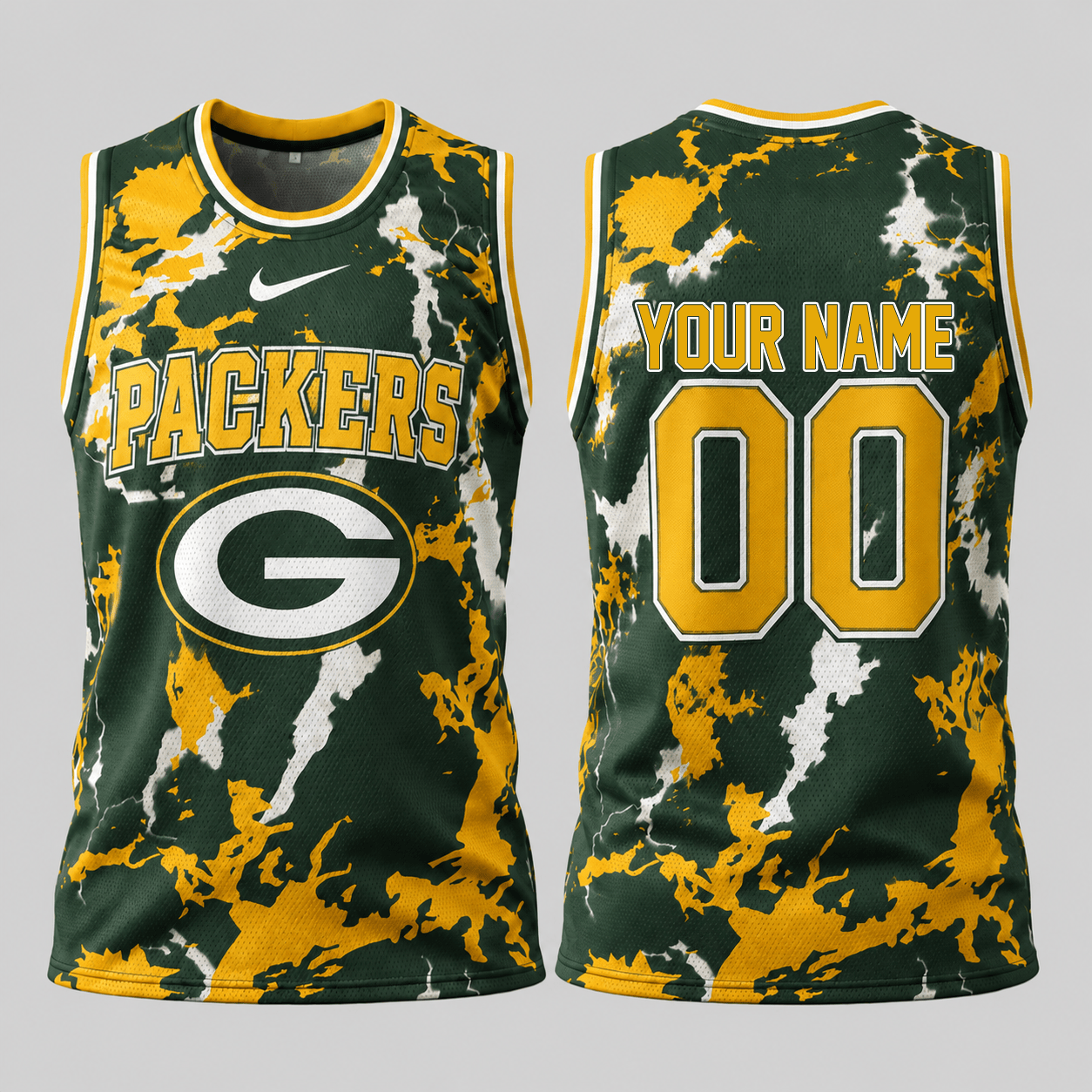 Green Bay Packers | Premium NFL Paint Splash Performance Tank Top TD