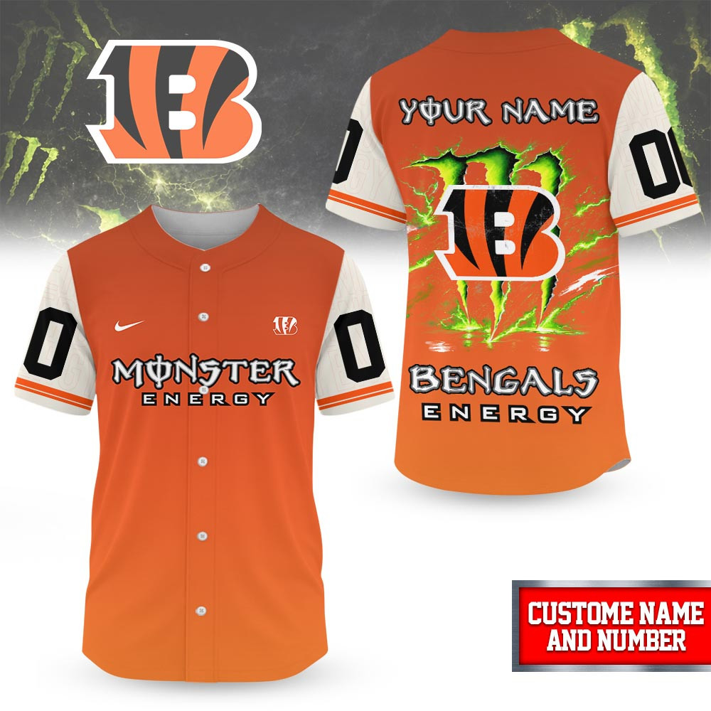 Cincinnati Bengals | Premium NFL Monster Energy Jersey NP