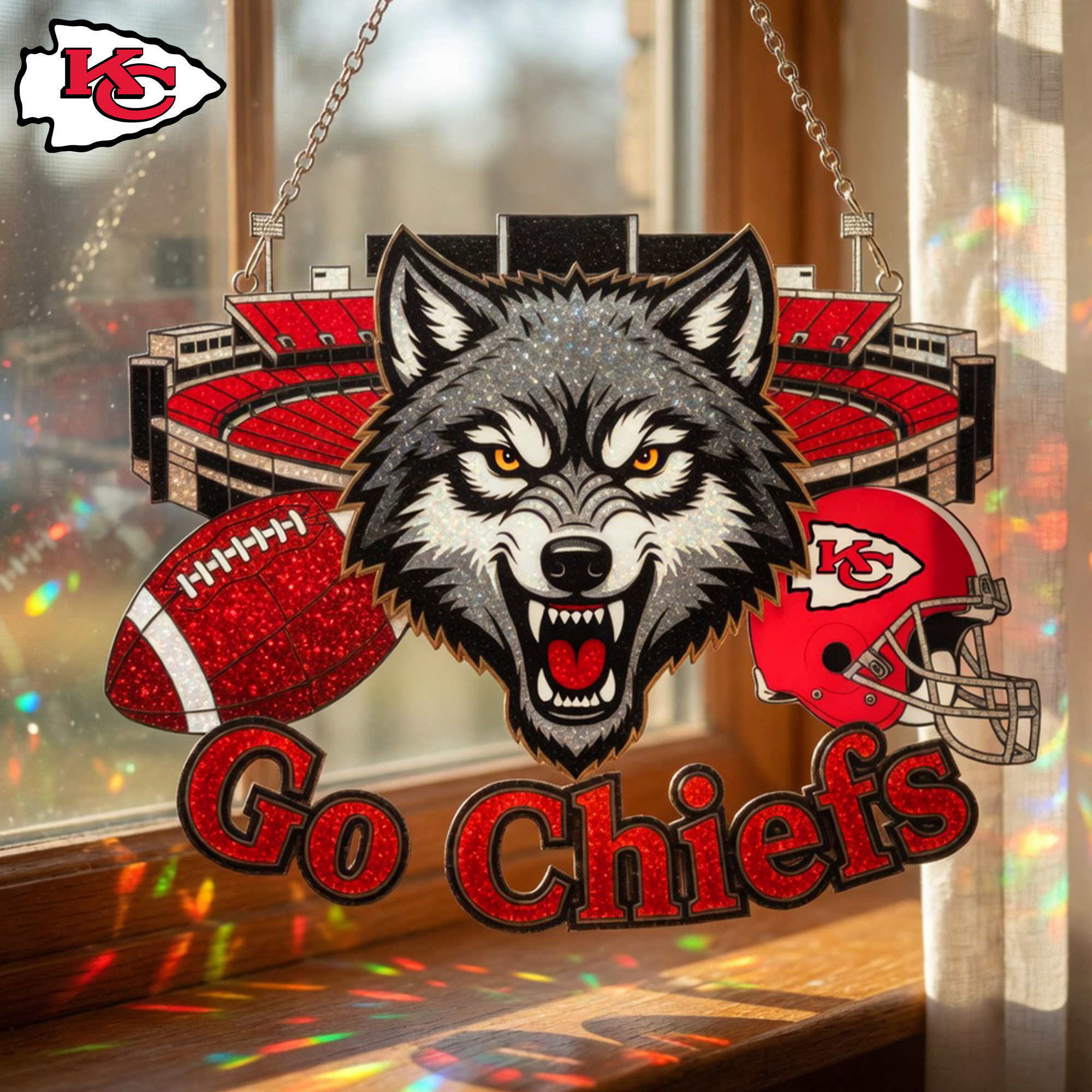 Kansas City Chiefs | Premium NFL Game Day Suncatcher NY