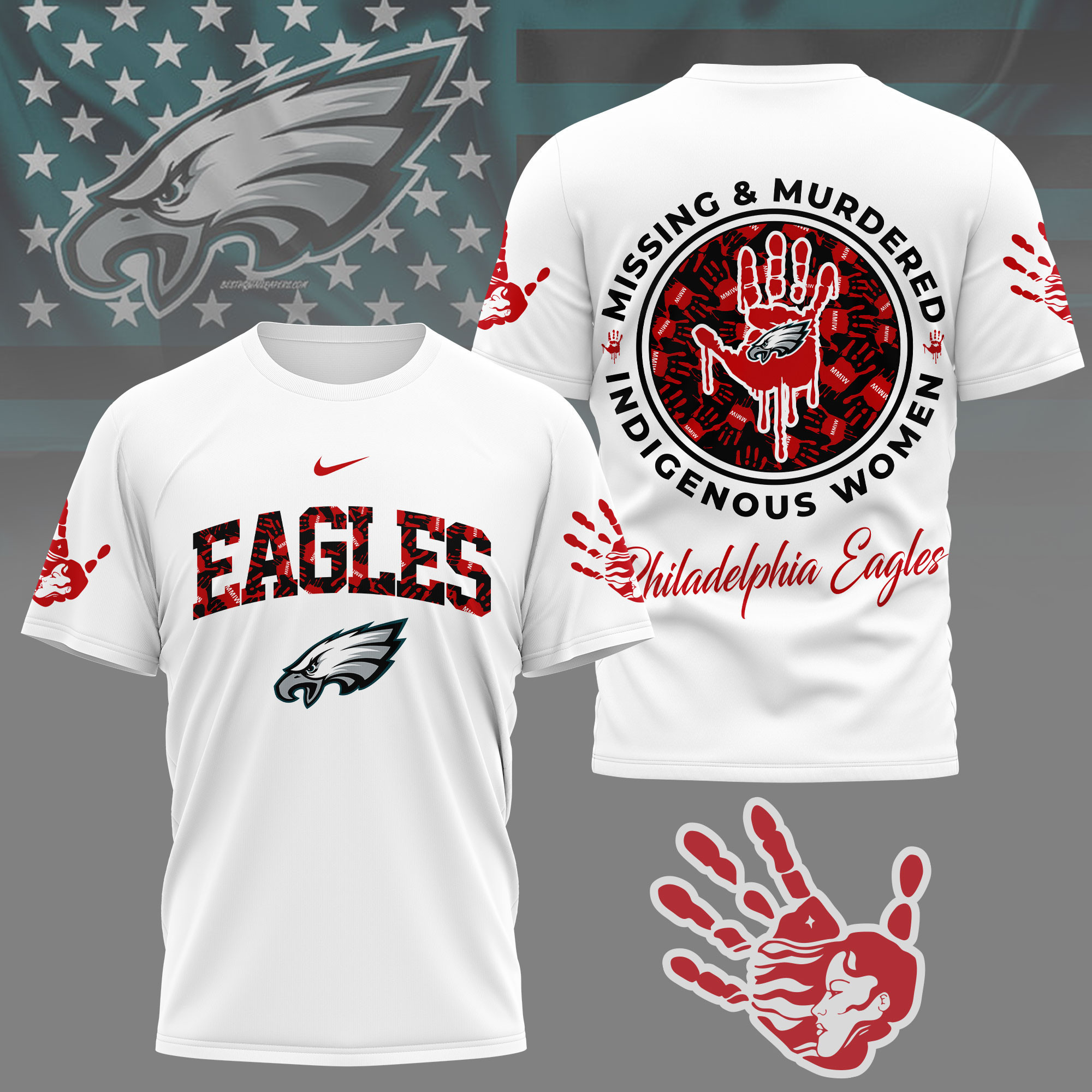 Philadelphia Eagles | Premium NFL MMIW Awareness Shirt NY