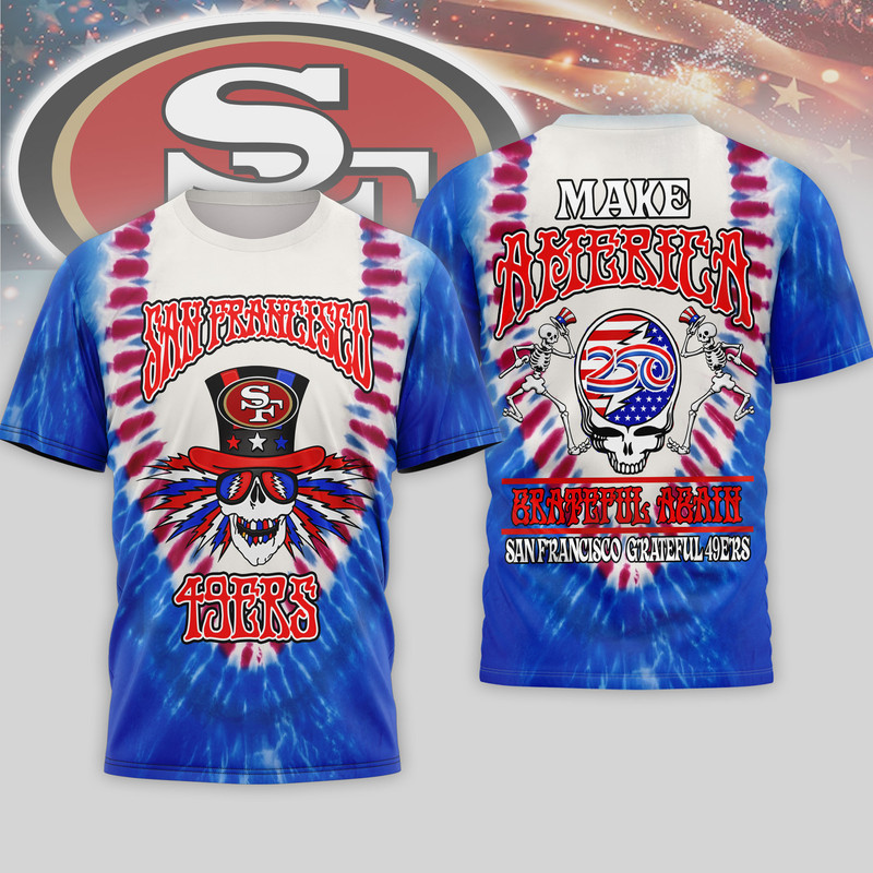 Pittsburgh Steelers | Premium NFL Grateful Dead 250 Years Of America 3D Shirt HY