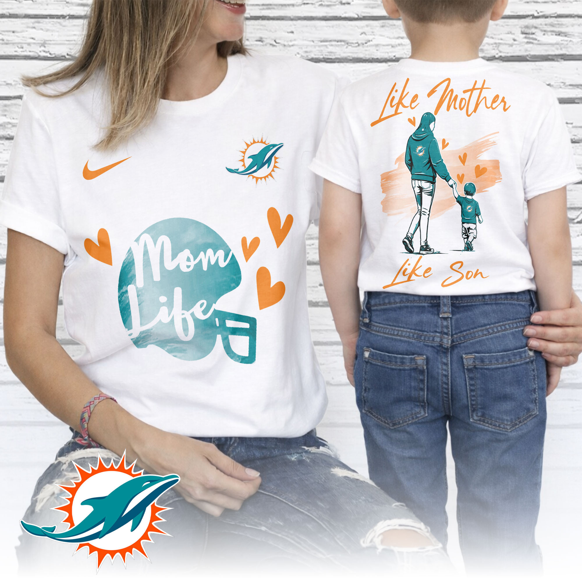 Miami Dolphins | Premium NFL Like Mother Like Son 3D Shirt NP