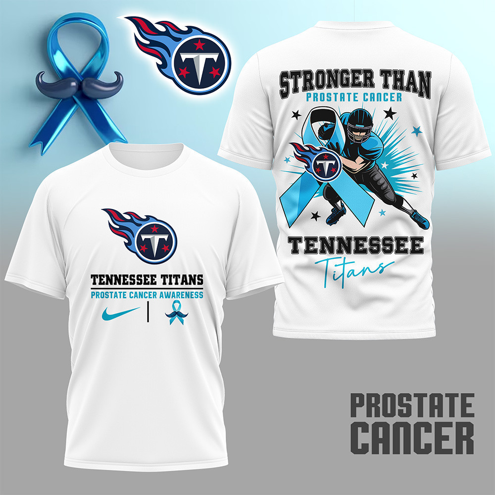 Tennessee Titans | Premium NFL Prostate Cancer Awareness Month Shirt HI