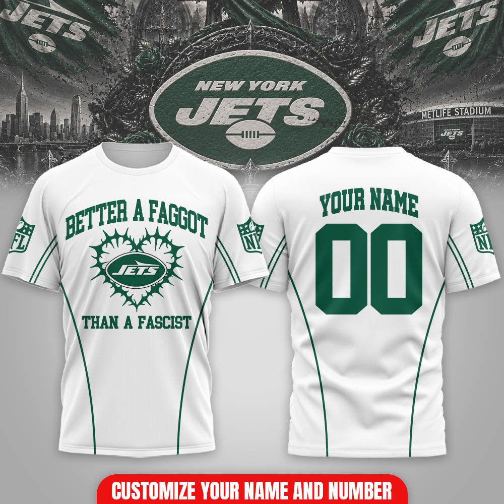 New York Jets | Premium NFL Love Wins Team 3D Shirt NTH1