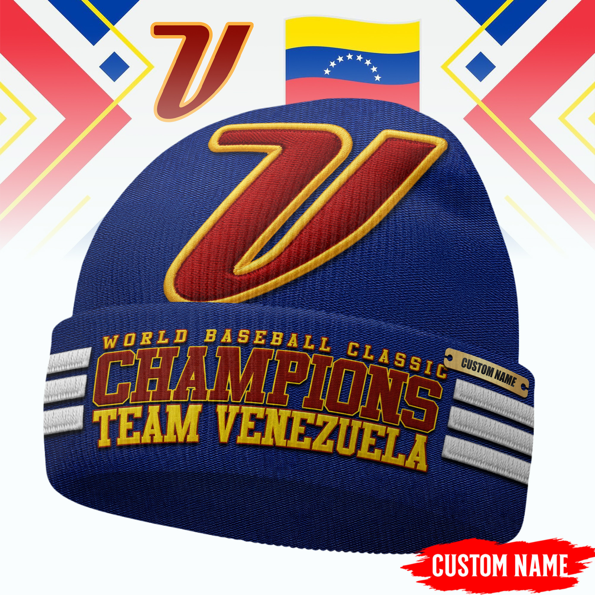 Venezuela | Premium World Baseball Classic Beanie Hat TD