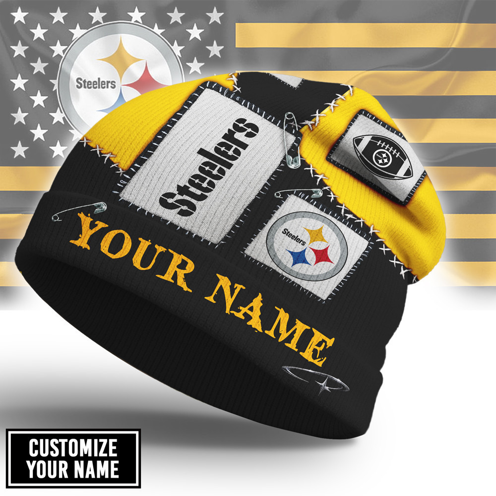 Pittsburgh Steelers | Premium NFL Heritage Patch Beanie Hat NTH1