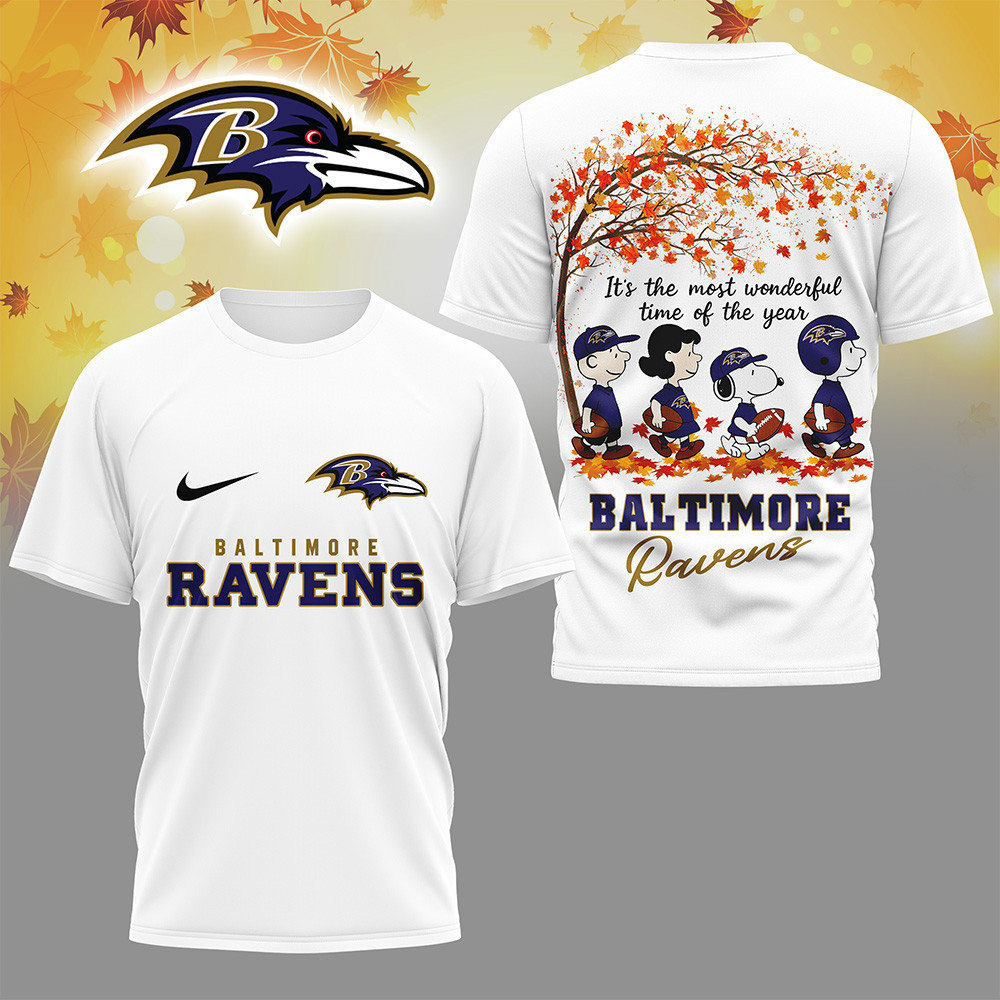 Baltimore Ravens | Premium NFL Fall Season 3D Shirt HI