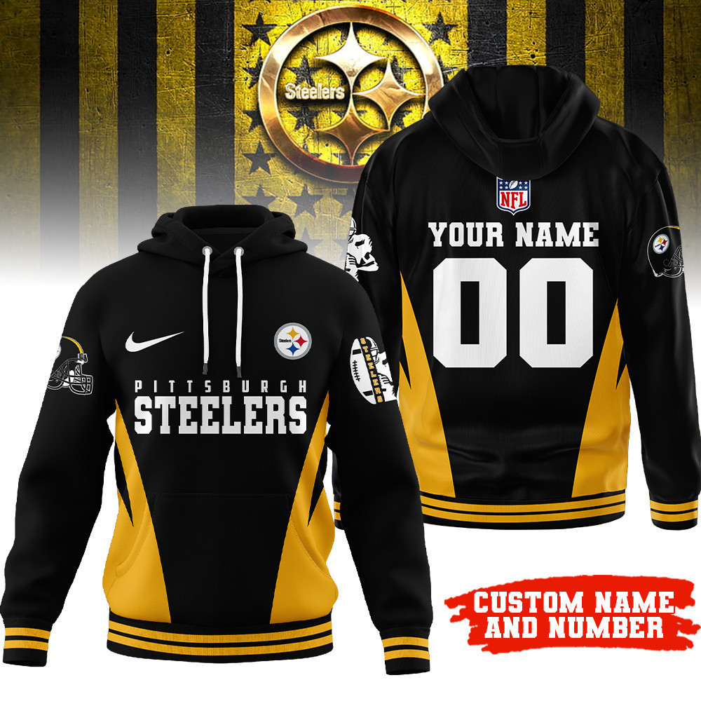 Pittsburgh Steelers | Premium NFL Personalized Fan Hoodie TD
