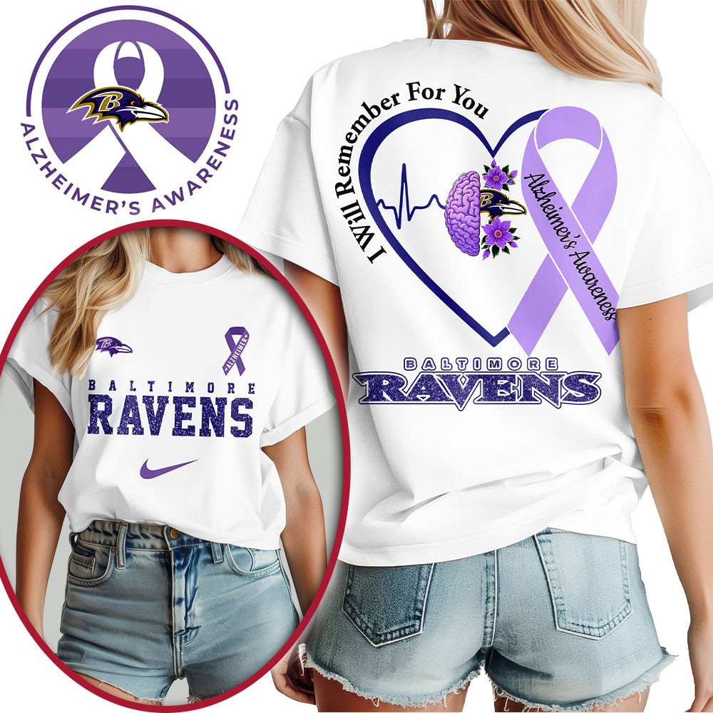 Baltimore Ravens | Premium NFL Memory Awareness 3D Shirt NTH1