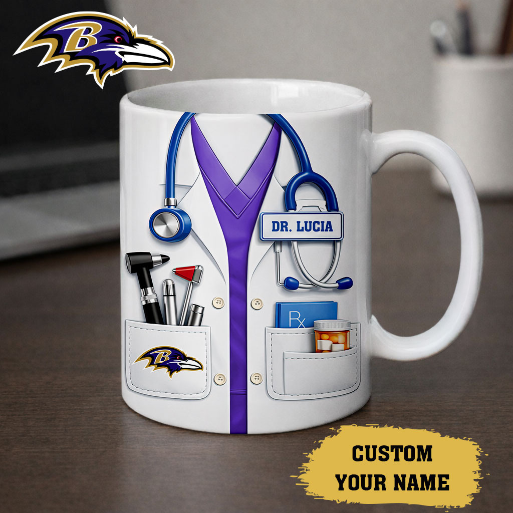 Baltimore Ravens | Premium NFL Personalized Medical Mug NY