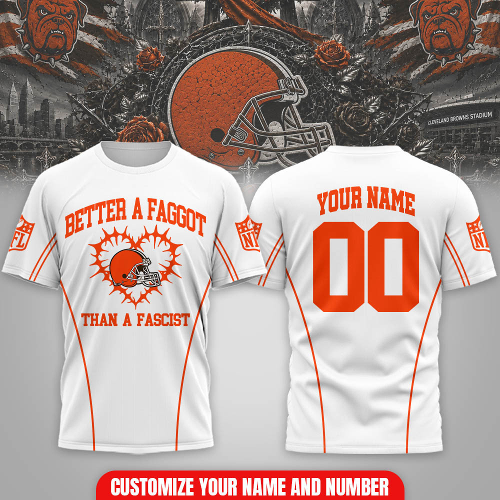 Cleveland Browns | Premium NFL Love Wins Team 3D Shirt NTH1