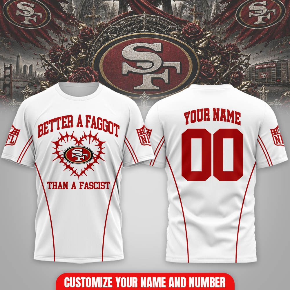 San Francisco 49ers | Premium NFL Love Wins Team 3D Shirt NTH1
