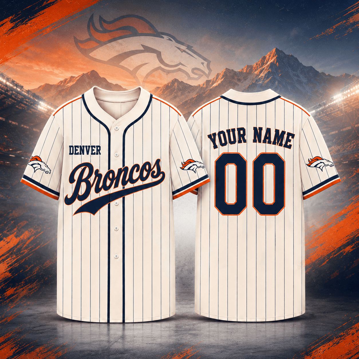 Denver Broncos | Premium NFL Personalized Game Day Jersey NNK