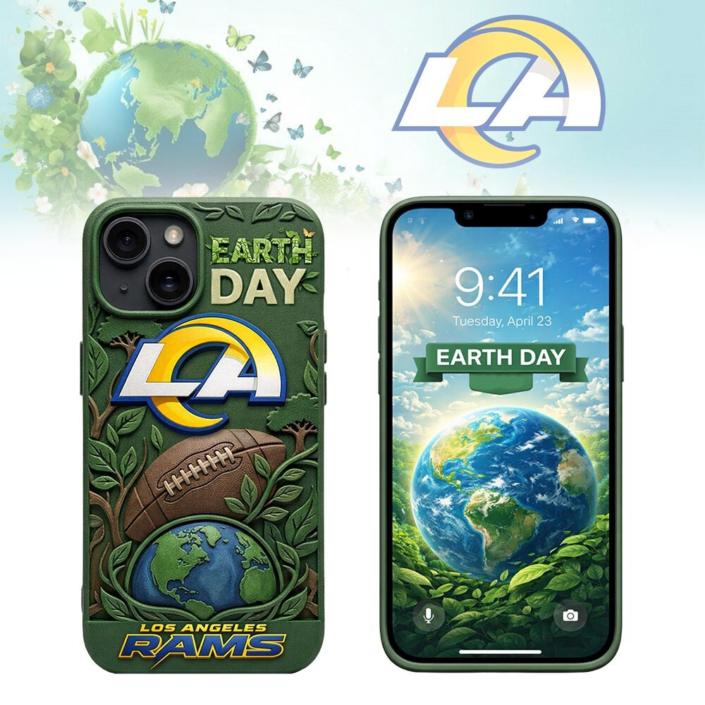 Los Angeles Rams | Premium NFL Earth Day Phonecase HY