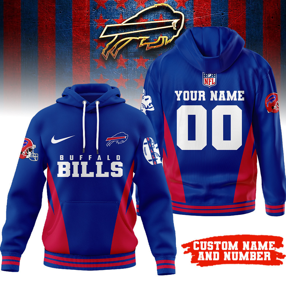 Buffalo Bills | Premium NFL Personalized Fan Hoodie TD