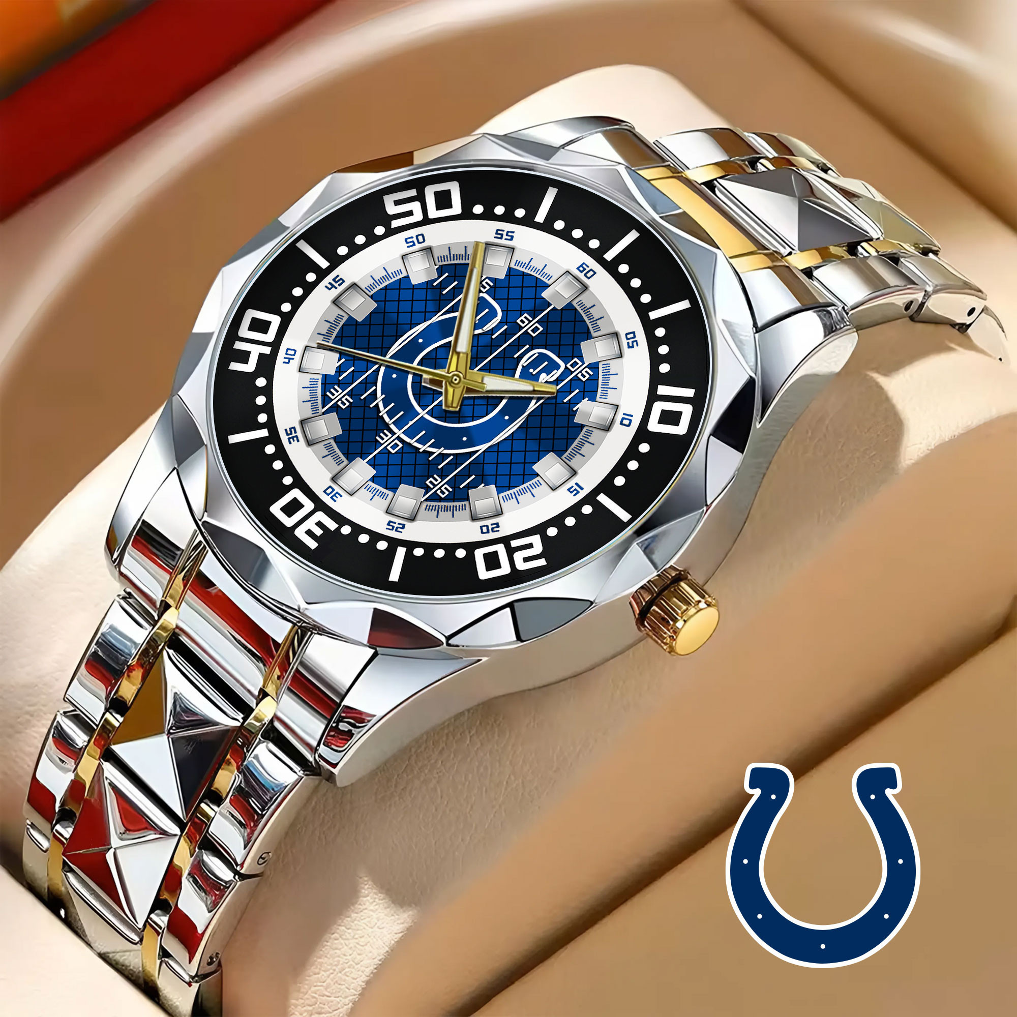 Indianapolis Colts | NFL Camaro Elegant Fashion Design Men Watch TD