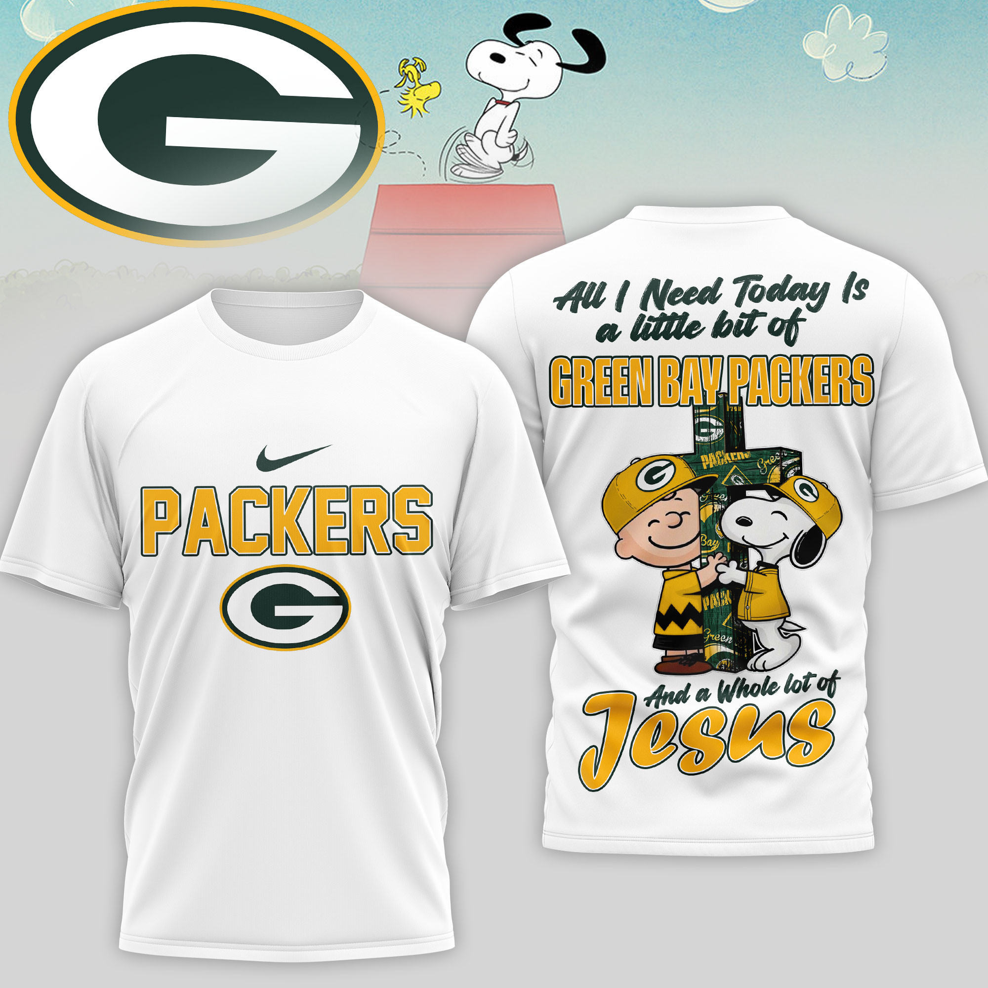 Green Bay Packers | Premium NFL League Blessing 3D Shirt NTH1