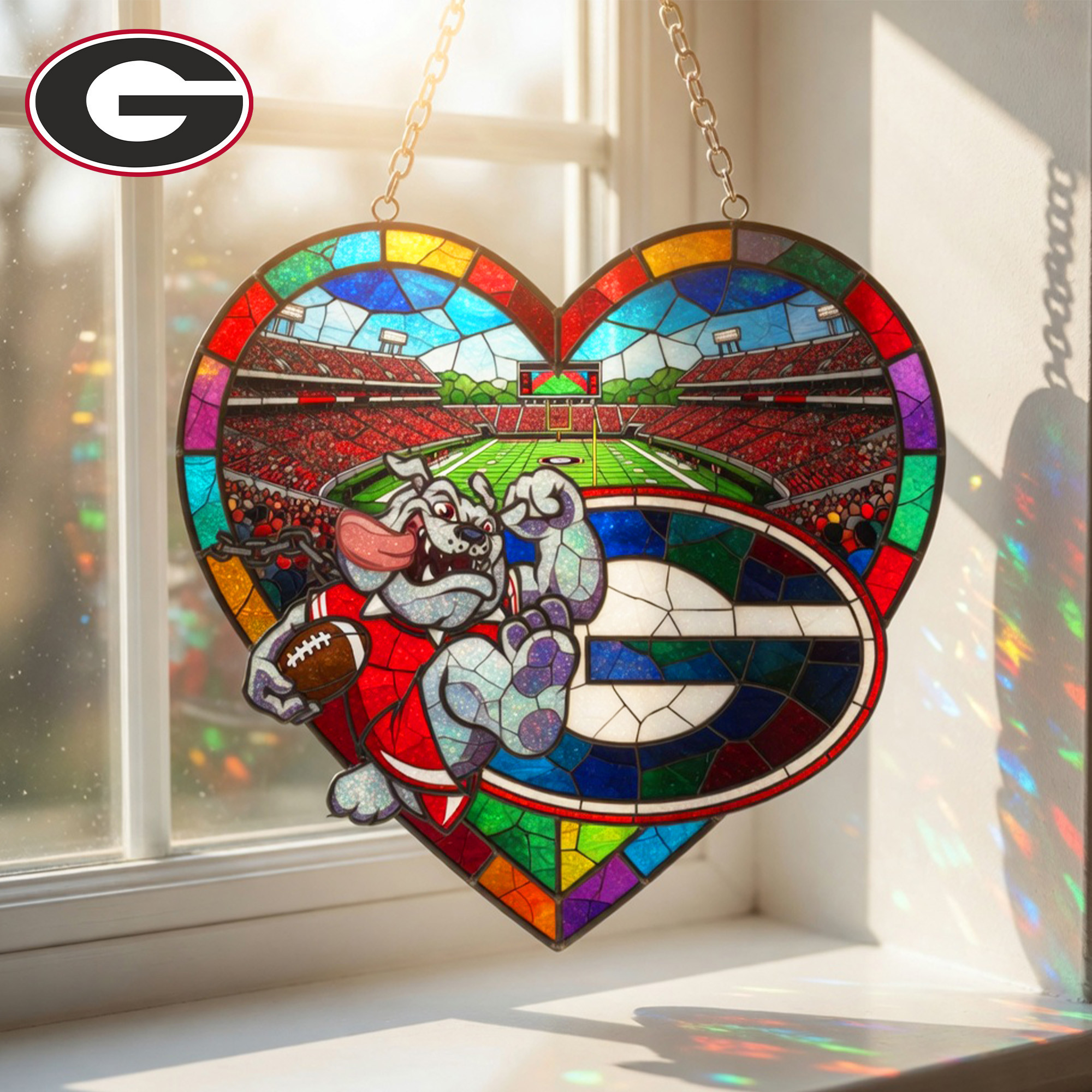 Georgia Bulldogs | Premium NCAA Game Day Suncatcher NY