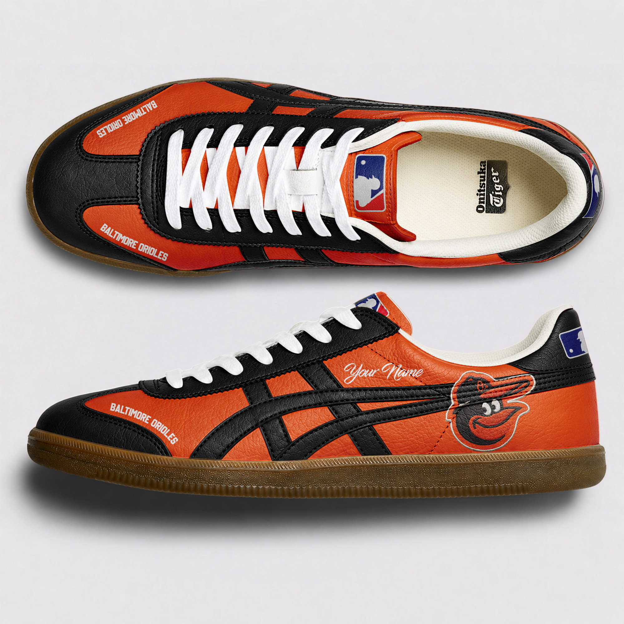 Baltimore Orioles | Premium MLB Customized Baseball Tiger Shoes TD