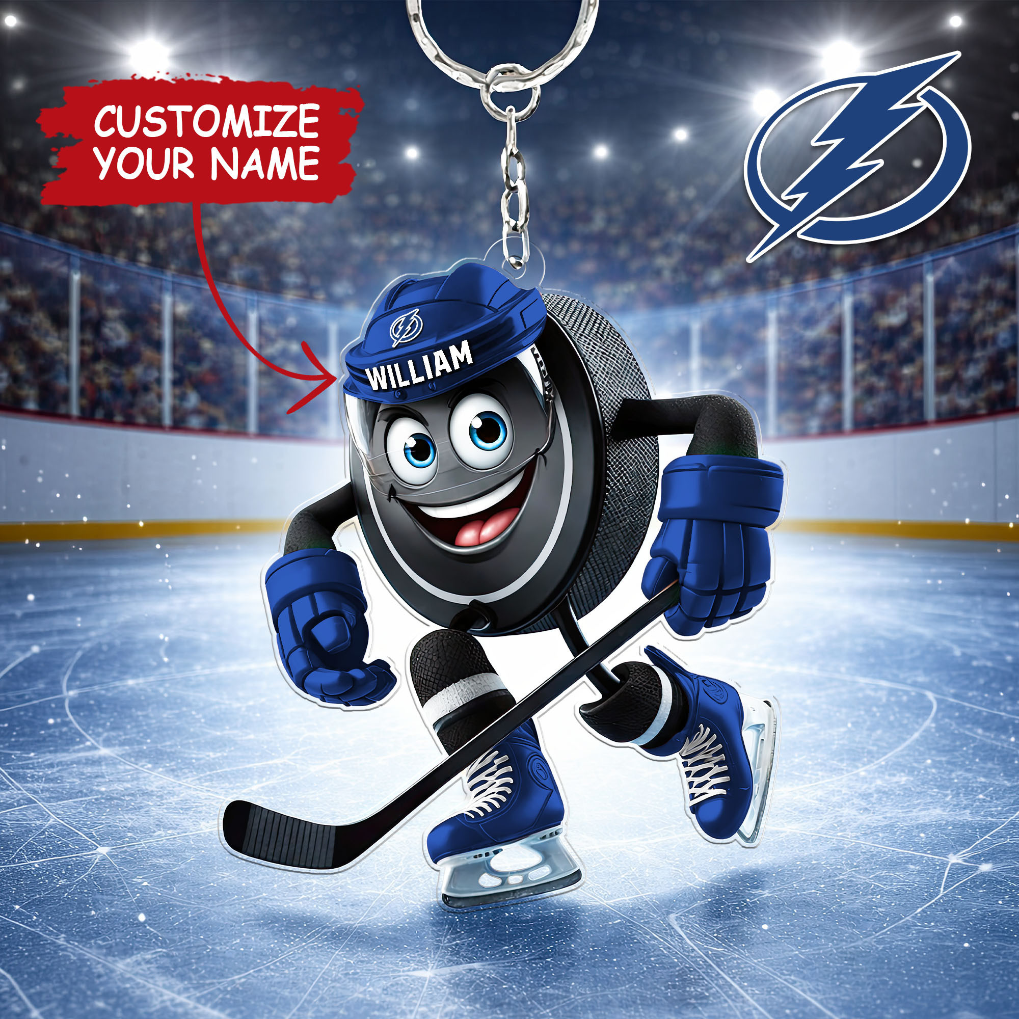 Tampa Bay Lightning | Premium NHL Game Day Keychain NY