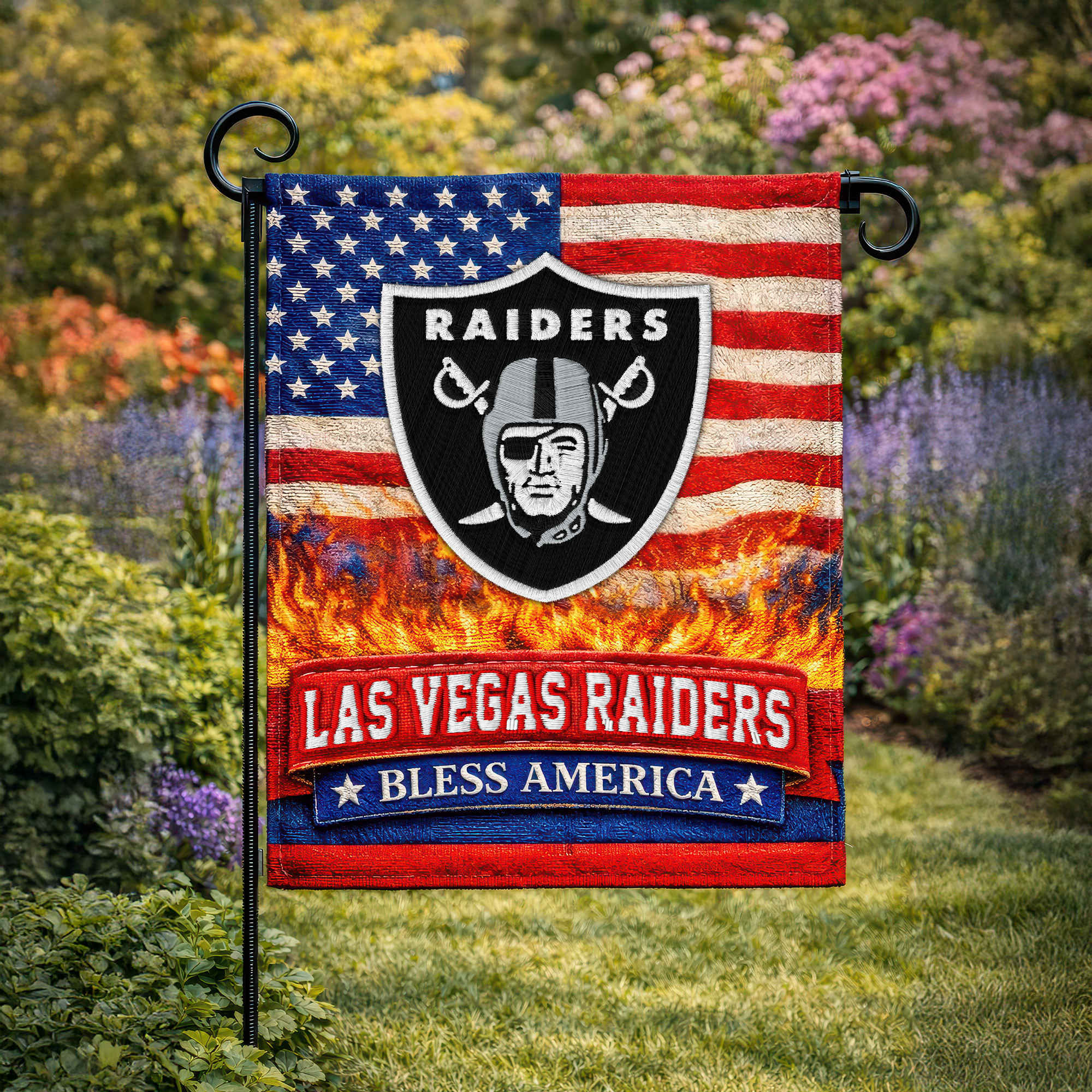Las Vegas Raiders | Premium NFL 250 Years Of America Freedom Flag NY
