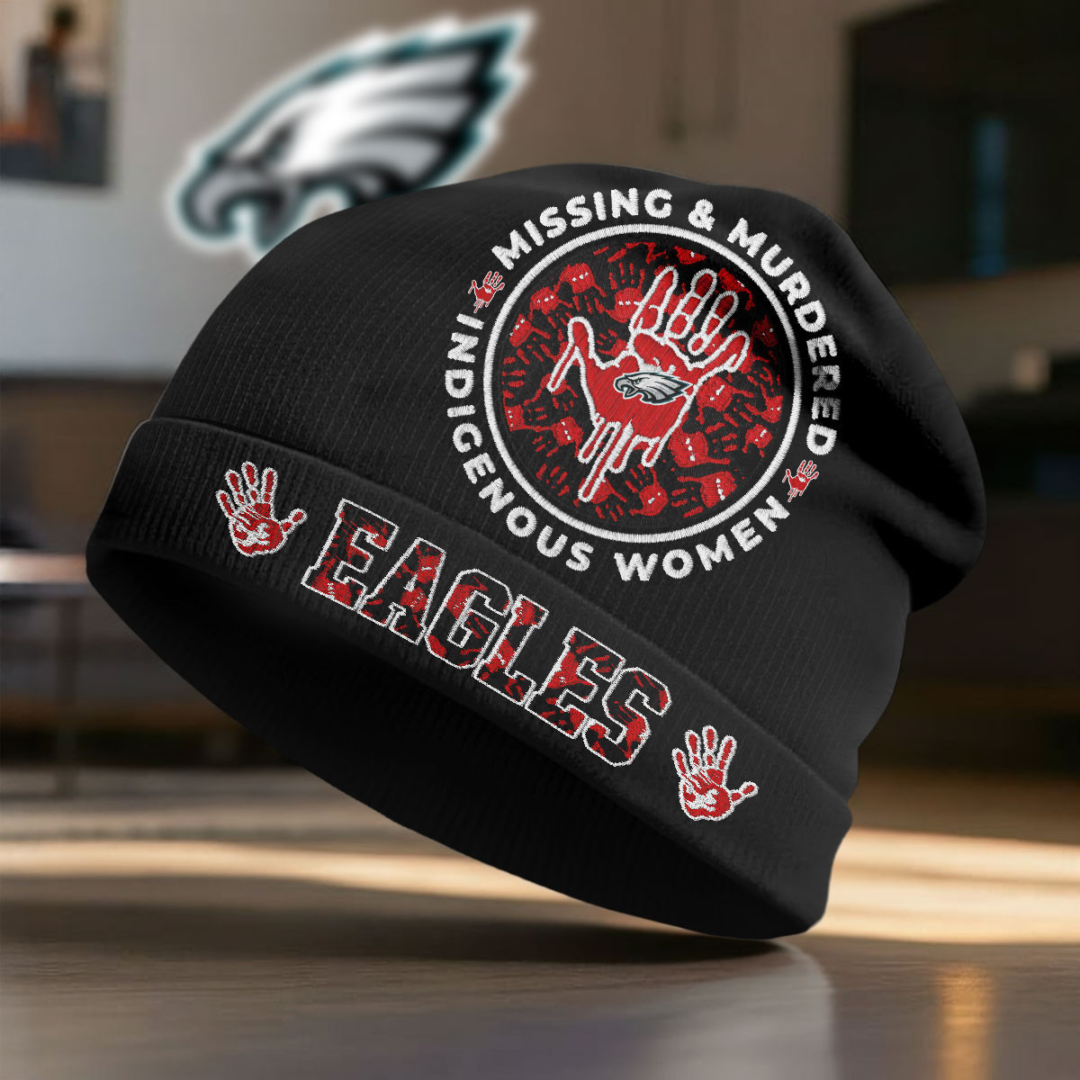 Philadelphia Eagles | Premium NFL MMIW Awareness Beanie Hat NY