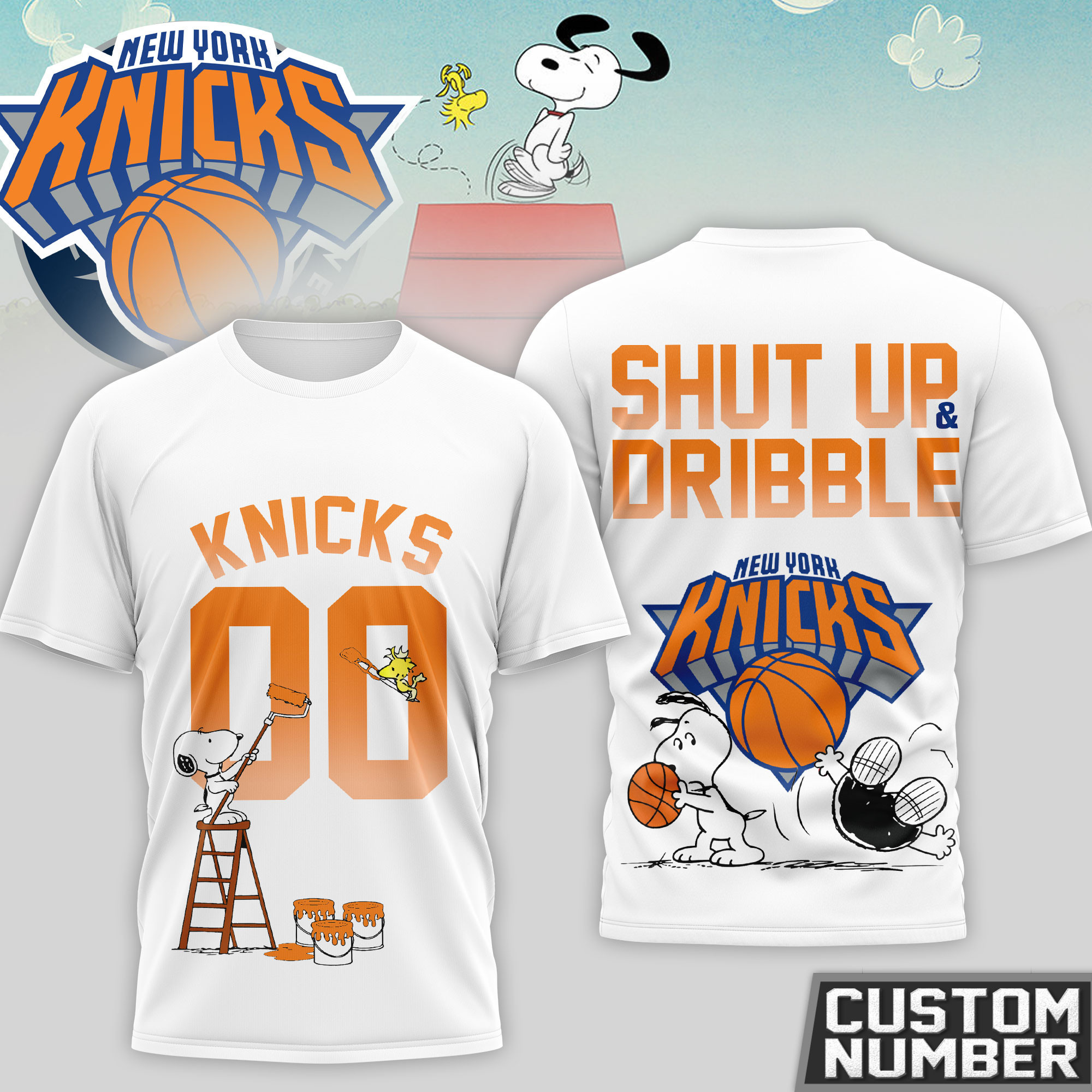 New York Knicks | Premium NBA Snoopy 3D Shirt HY