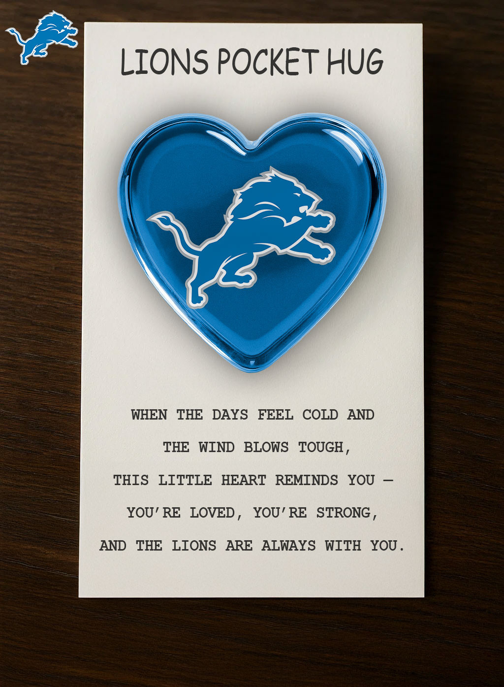 Detroit Lions | Premium NFL Pocket Hug TD