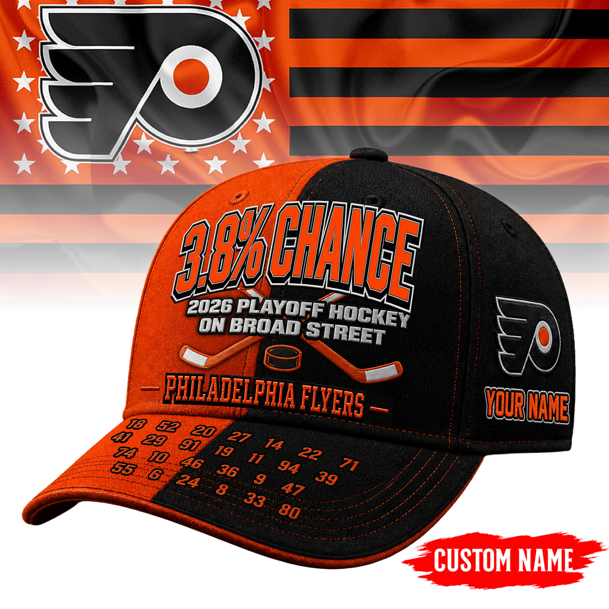 Philadelphia Flyers | Premium NHL Split Color 3.8% Chance TD