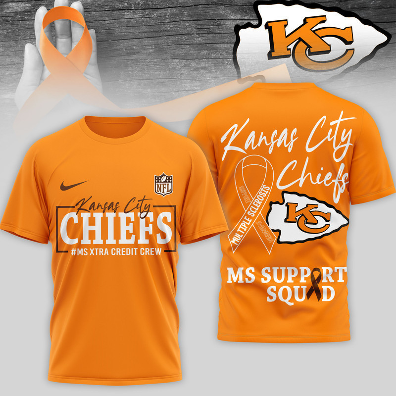 Kansas City Chiefs | Premium NFL MS Support 3D T-Shirt HY