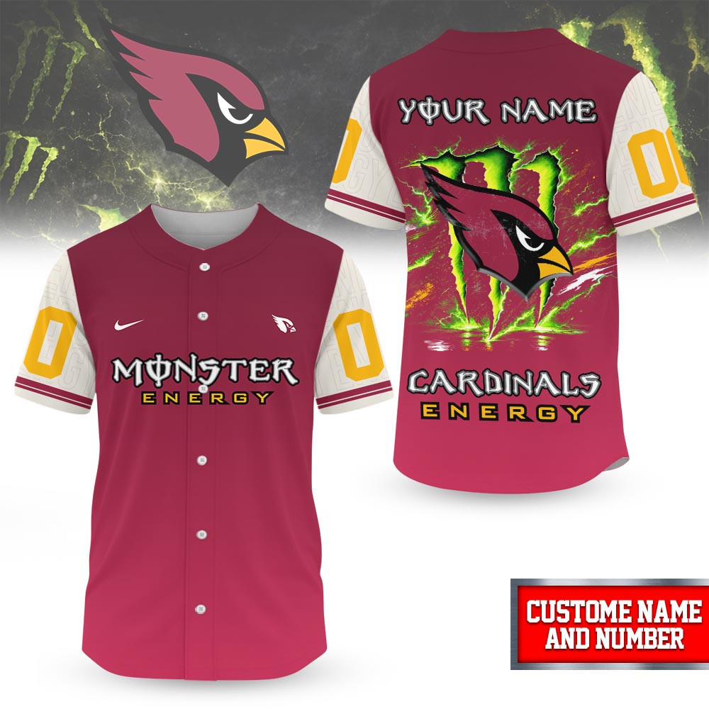 Arizona Cardinals | Premium NFL Monster Energy Jersey NP