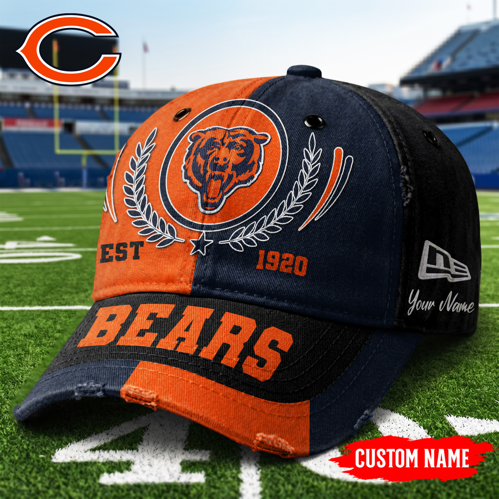 Chicago Bears | Premium NFL Split Color New Era Cap TD