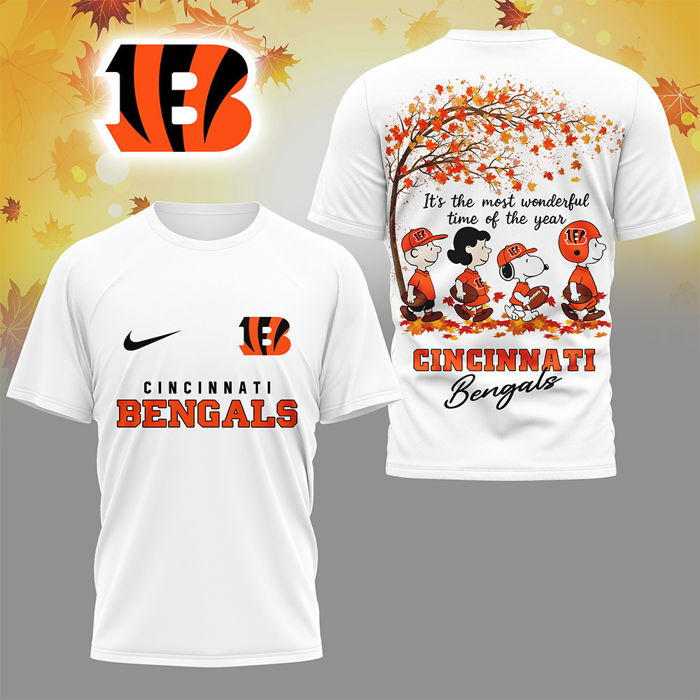 Cincinnati Bengals | Premium NFL Fall Season 3D Shirt HI