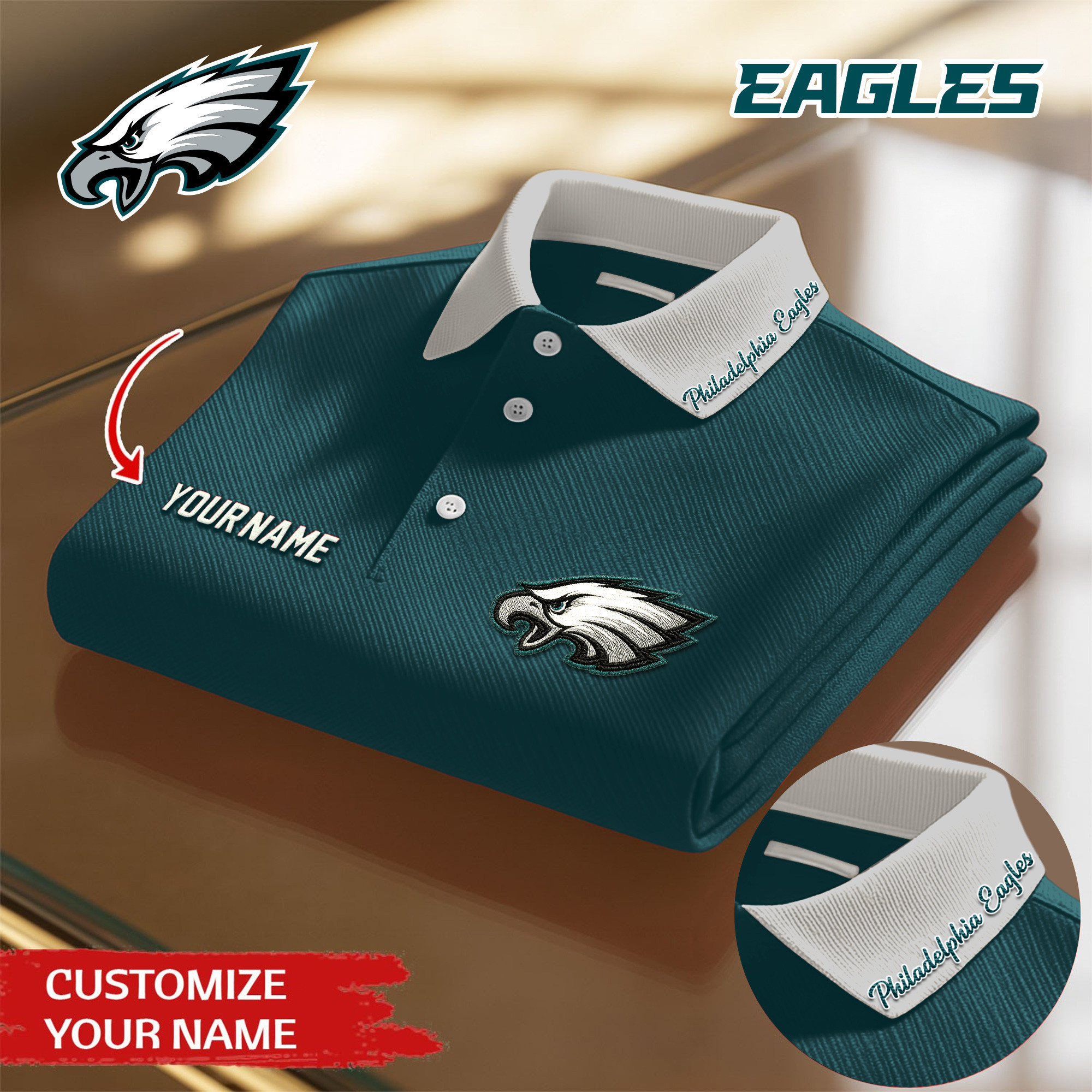 Philadelphia Eagles | Premium NFL Polo Shirt TD