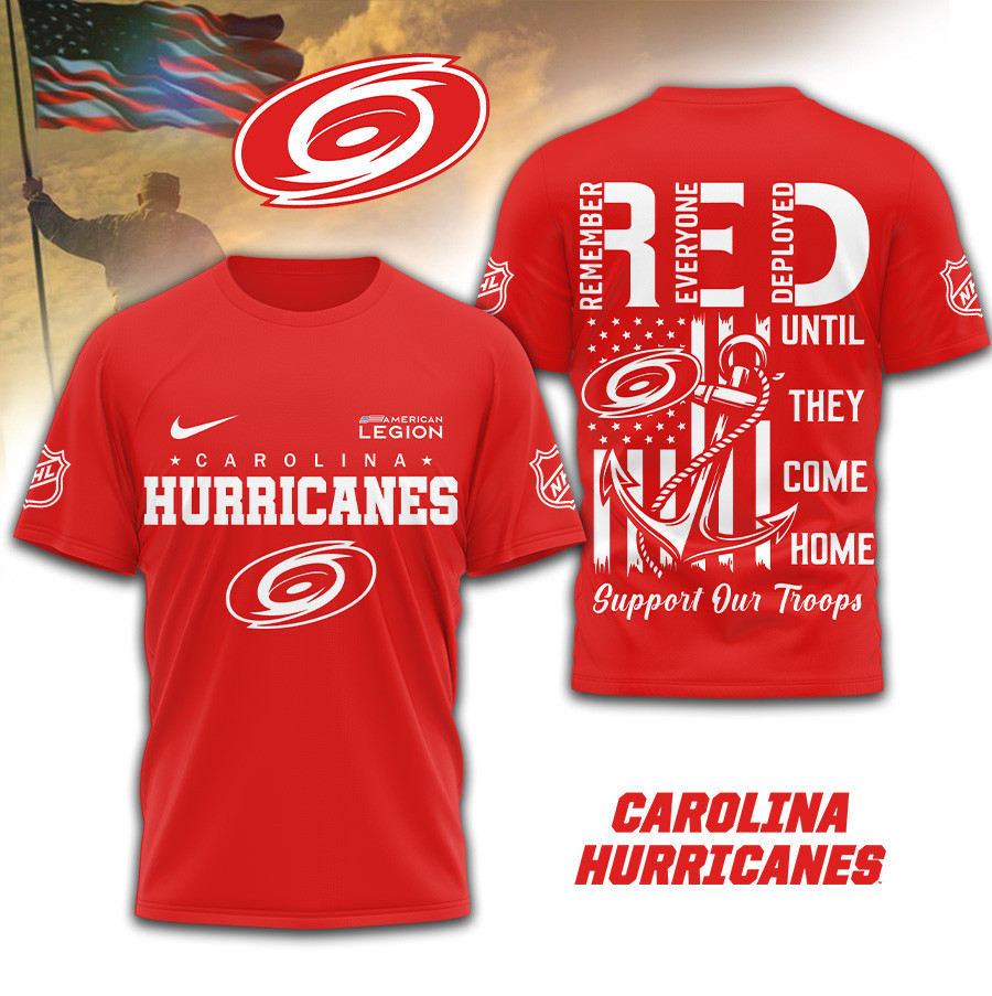 Carolina Hurricanes | Premium NHL Red Friday Shirt TD