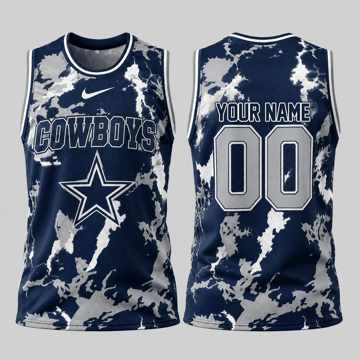 Dallas Cowboys | Premium NFL Paint Splash Performance Tank Top TD